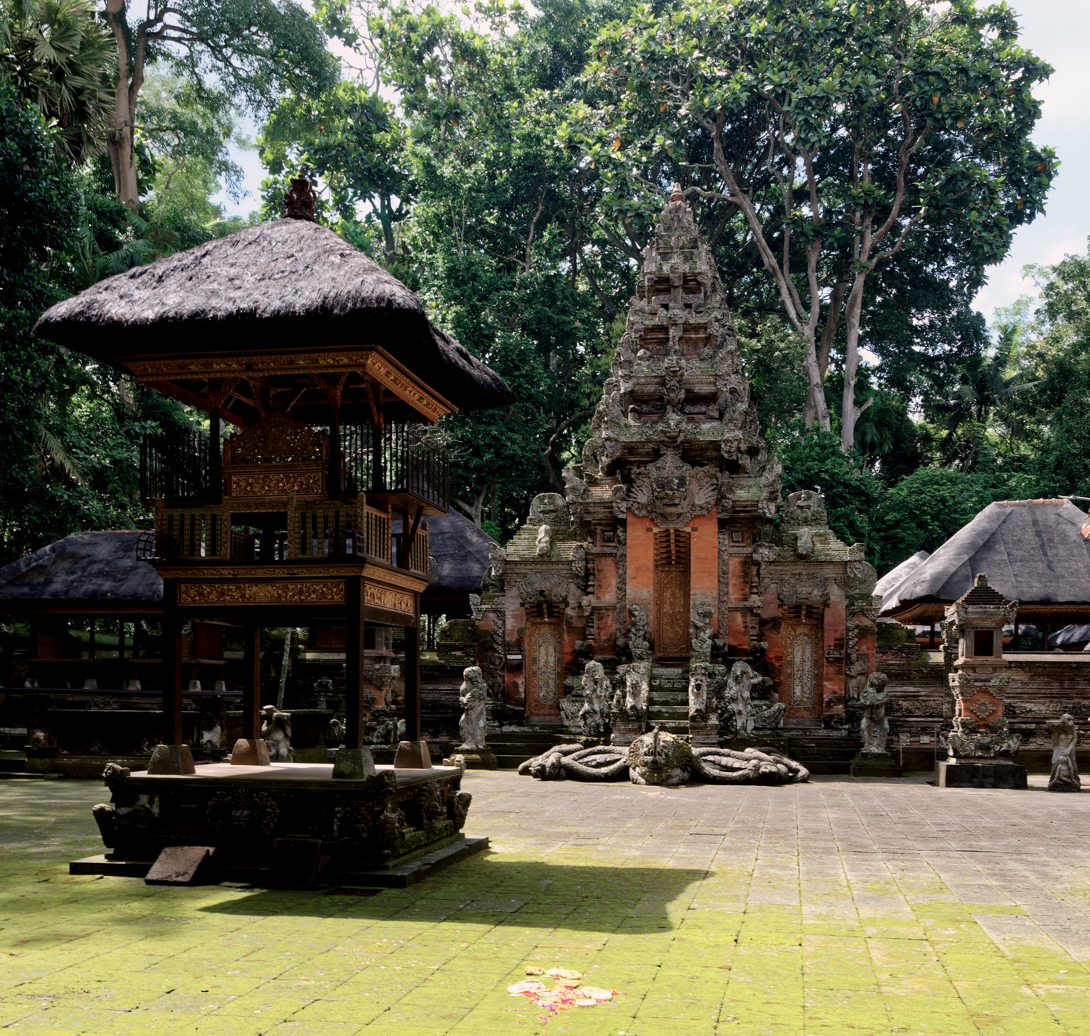 A temple in the Ubud Monkey Forest