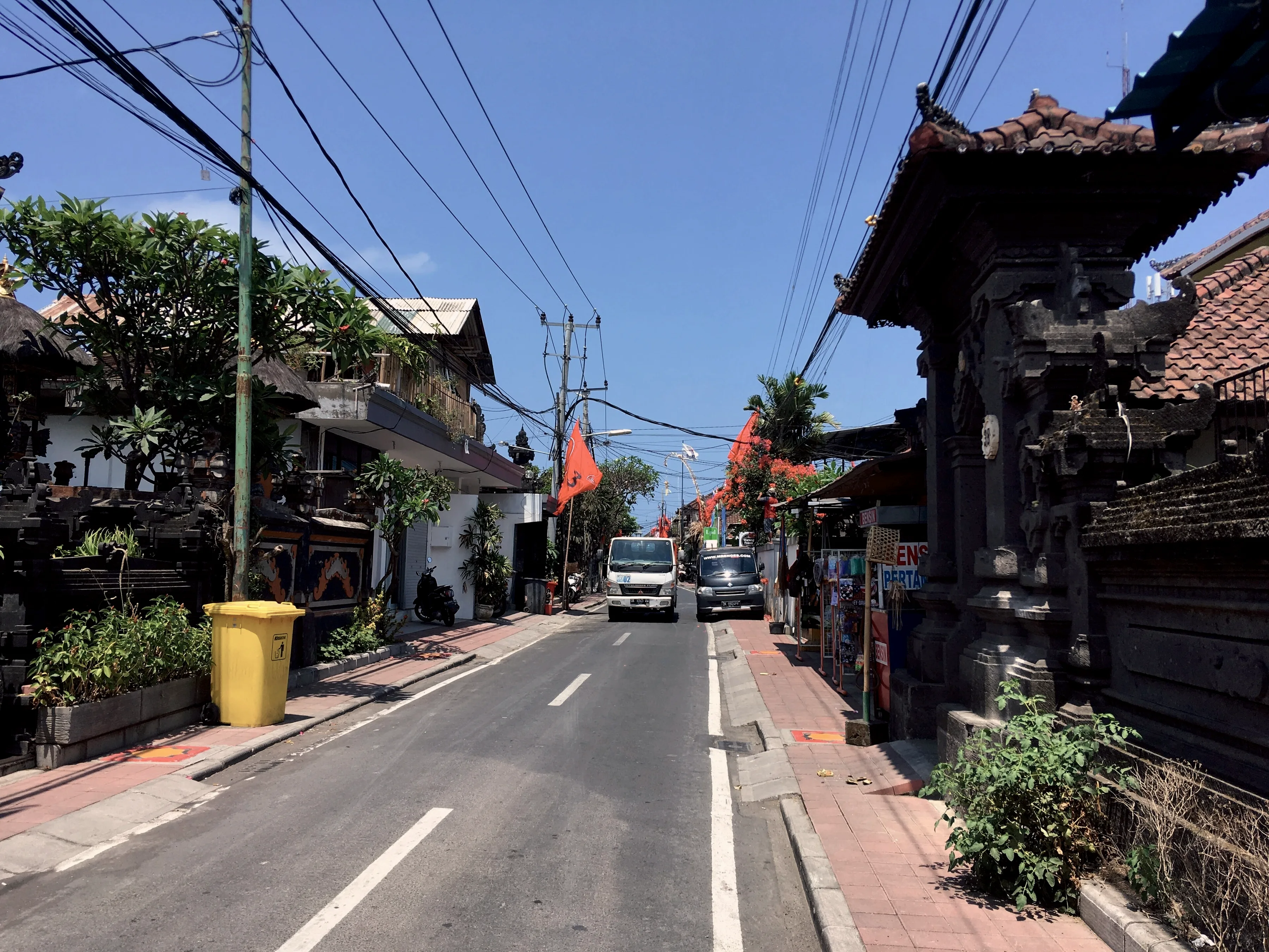 A street in Seminyak